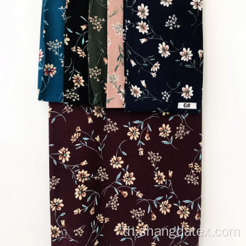 Shaoxing Textile Crepe Rayon Print สำหรับผ้าพิมพ์